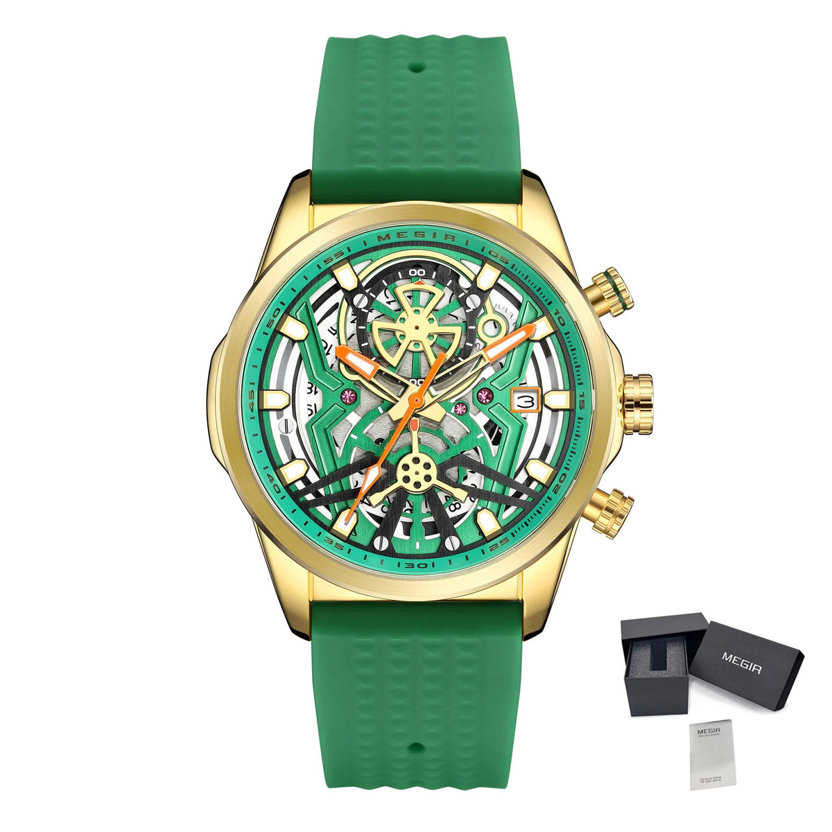 Luminous Chronograph Military Quartz Watch | Aurevon Watches