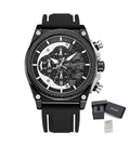 Bold Dial Chronograph Military Silicone Watch | Aurevon Watches