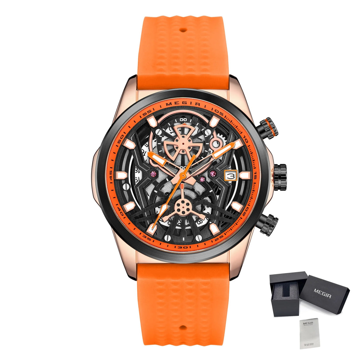 Luminous Chronograph Military Quartz Watch | Aurevon Watches