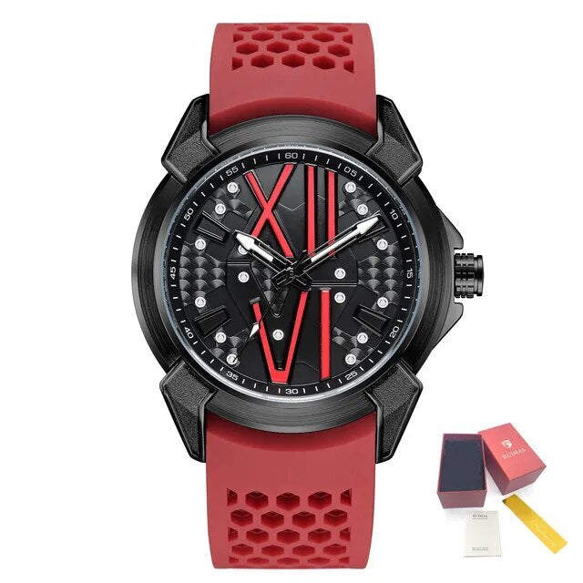 Sport Chronograph Silicone Quartz Watch | Aurevon Watches