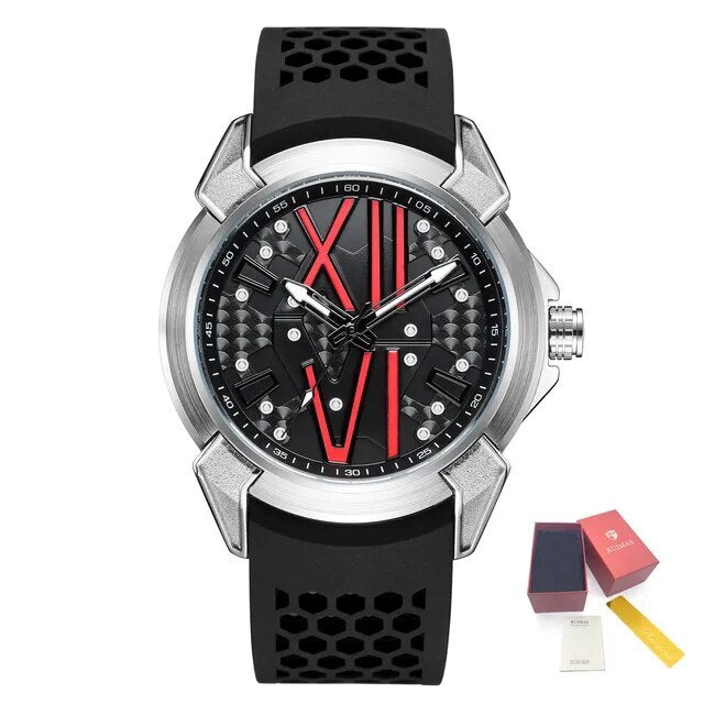Sport Chronograph Silicone Quartz Watch | Aurevon Watches