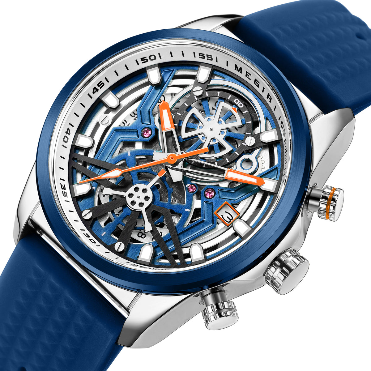 Luminous Chronograph Military Quartz Watch | Aurevon Watches