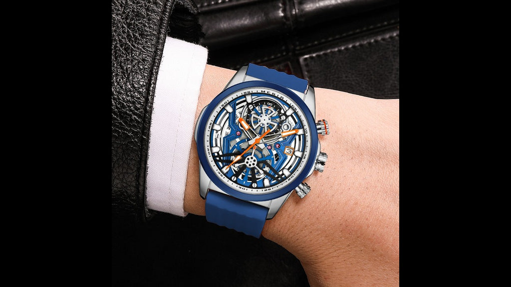 Luminous Chronograph Military Quartz Watch | Aurevon Watches