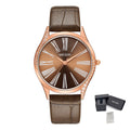 Rhinestone Leather Bracelet Quartz Watch | Aurevon Watches