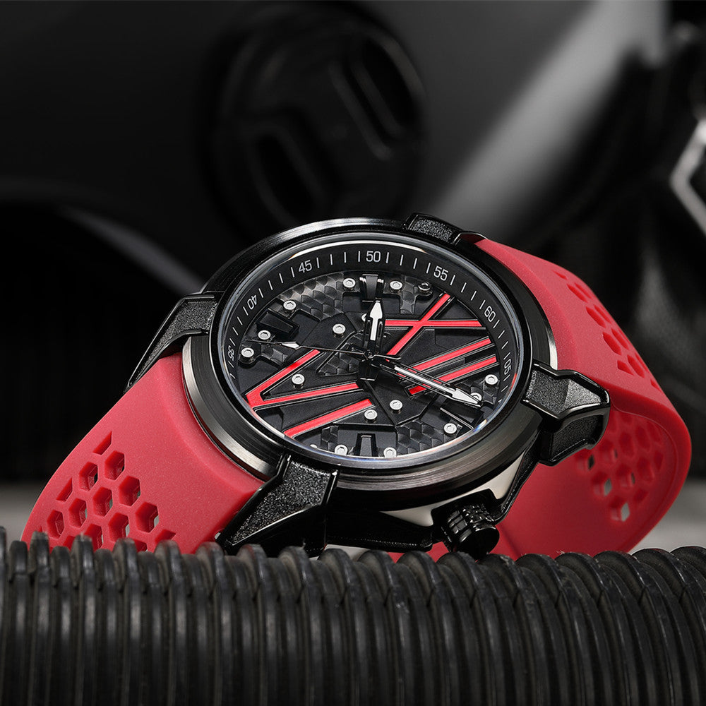 Sport Chronograph Silicone Quartz Watch | Aurevon Watches