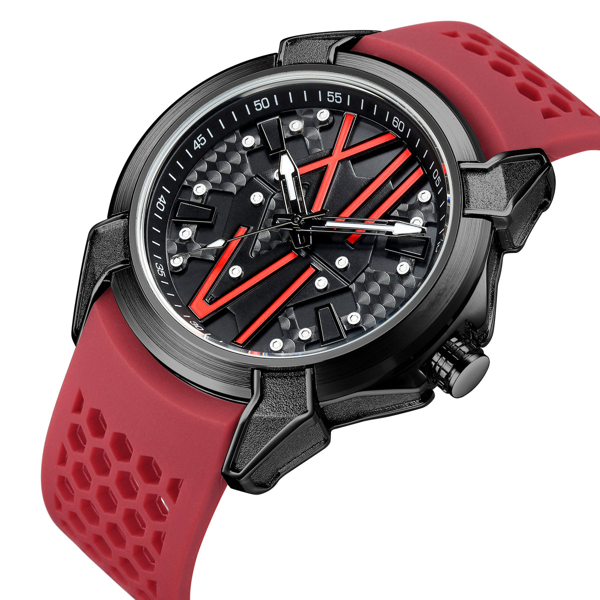 Sport Chronograph Silicone Quartz Watch | Aurevon Watches