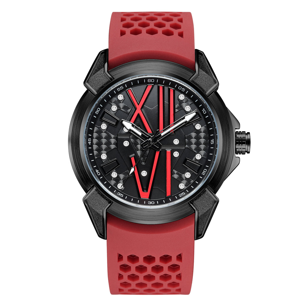 Sport Chronograph Silicone Quartz Watch | Aurevon Watches