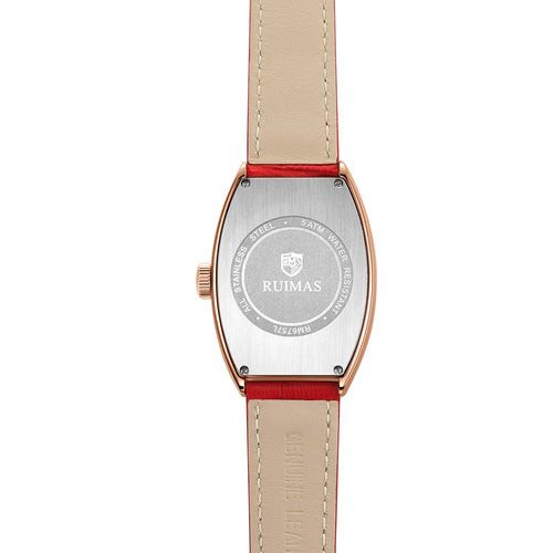 Diamond Dial Leather Automatic Watch | Aurevon Watches