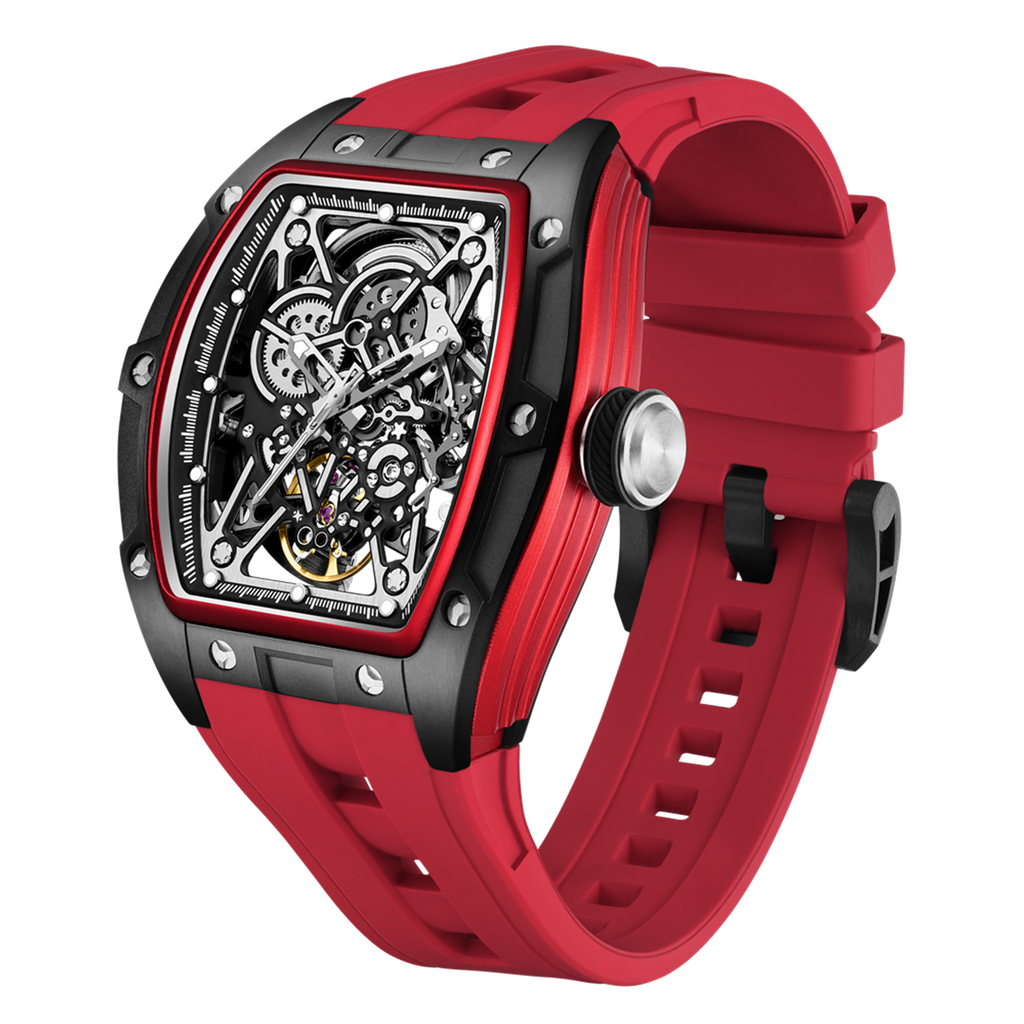 Skeleton Dial Automatic Steel Sport Watch | Aurevon Watches