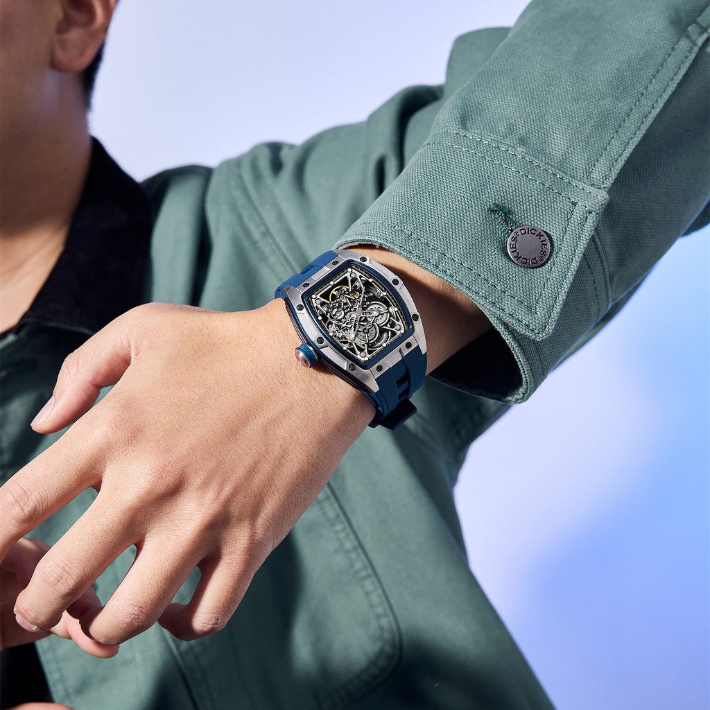 Skeleton Dial Automatic Steel Sport Watch | Aurevon Watches