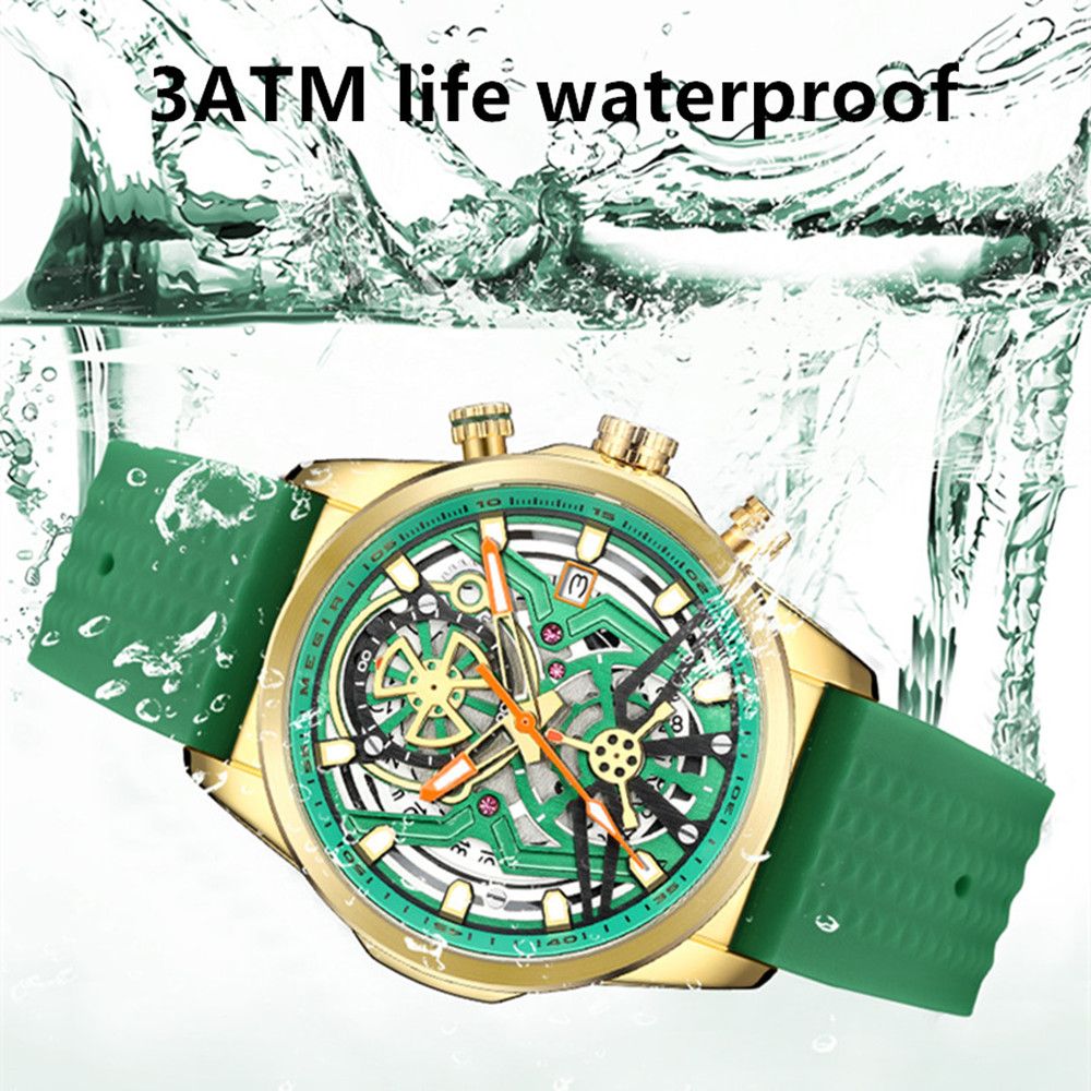 Luminous Chronograph Military Quartz Watch | Aurevon Watches