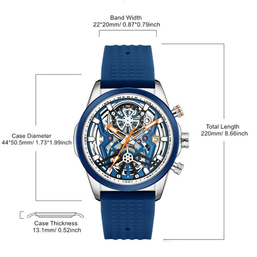 Luminous Chronograph Military Quartz Watch | Aurevon Watches