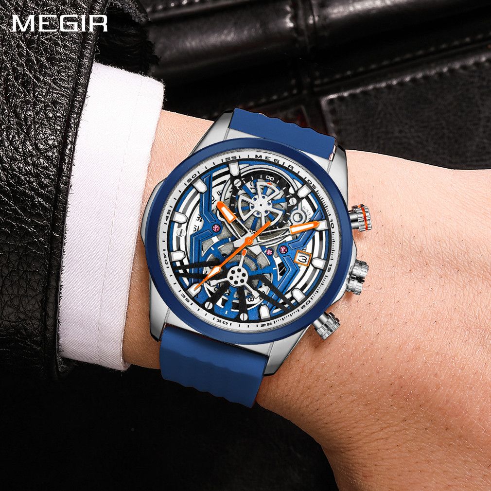Luminous Chronograph Military Quartz Watch | Aurevon Watches