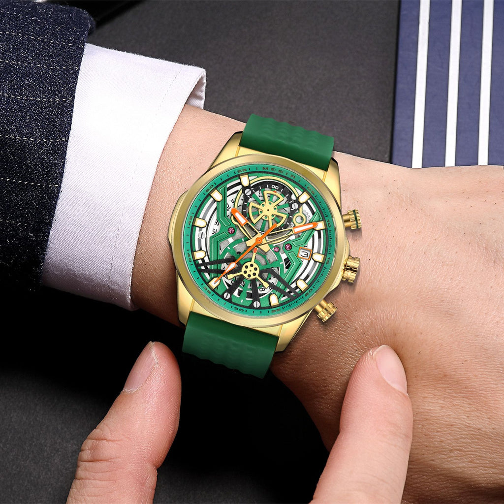 Luminous Chronograph Military Quartz Watch | Aurevon Watches